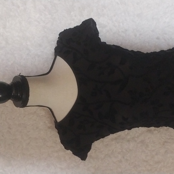 Armani Collezioni Velvet Burnout Top. Size 6 - Picture 3 of 9